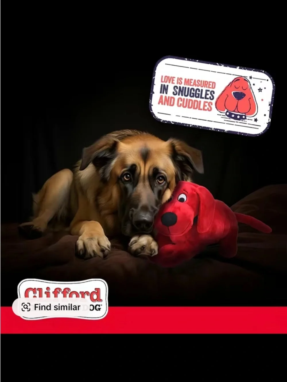 Clifford the Big Red Dog-Plush Dog Toy